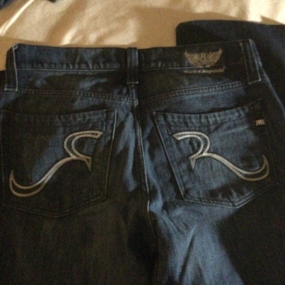 Rock & Republic jeans, style Floyd, size 32, dark blue, like new - Picture 4 of 7